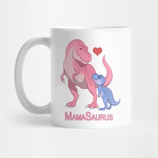 Mamasaurus Mommy & Baby Boy T-Rex Dinosaurs Mug